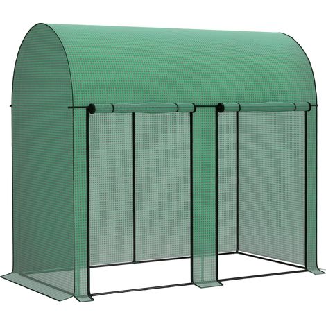 Invernadero de jardín, material impermeable, fácil montaje, verde (1/5)