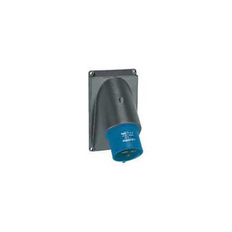 Fiche inclinée Hypra IP44 16A 200V à 250V 3P+T plastique (052073)