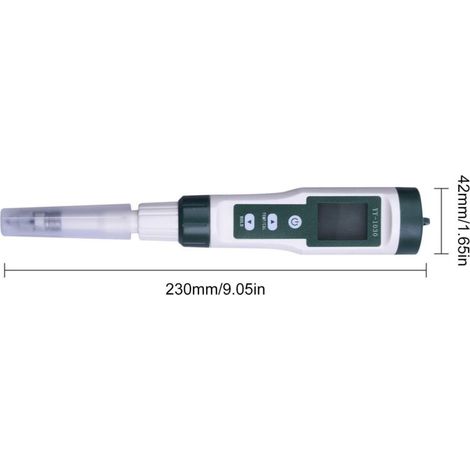 pH-mètre numérique pour Aliments Testeur de pH précis pour l'eau, Le Fromage, Le levain, Les conserves, la Viande et Les échantillons Solides Testeur de pH Portable pour Aquariums et Applications