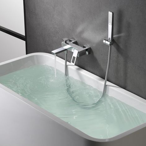 Imex -  Grifo Monomando Ducha y Bañera  Cromado Serie  Suecia