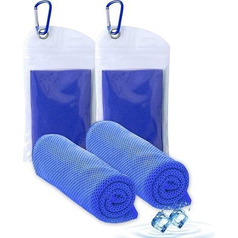 Serviette rafraîchissante microfibre nuque, sport camping randonnée salle yoga, ultra-absorbante (1/4)