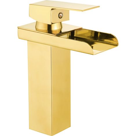 Mexen Hydra Waschtischbatterie, Gold - 744900-50 (1/2)