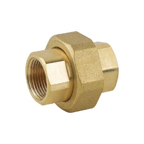 Raccordo diritto con o-ring 3 pz ff in ottone giallo 1/2CAVAL