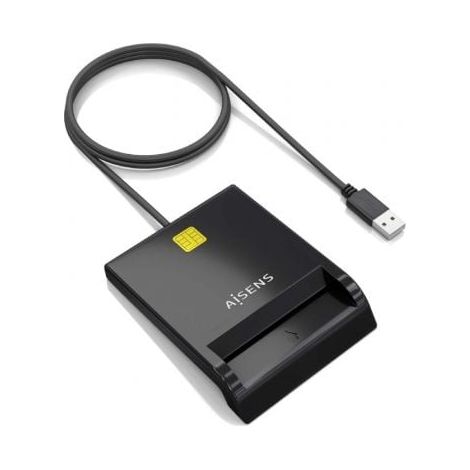 Smart Card Reader Aisens ASCR-SN06-BK USB hohe Geschwindigkeit