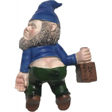 Drôle Ivre Jardin Figurine, De Jardinage Miniature Statue,Résine Bière Elfe Nain Ornements De Pelouse pour Extérieur Patio Yard Décoration-12cm (1/5)