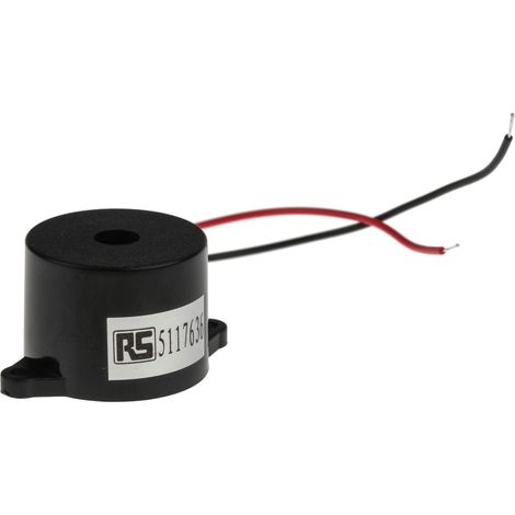 Buzzer piézo RS PRO 90dB Continu, 16V c.c. max, Montage panneau ( Prix pour 1 ) (1/3)