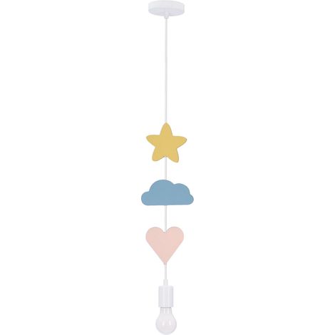 Suspension enfant Heart multicolore E27 20W Candellux (1/2)