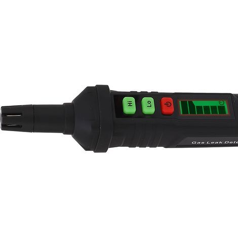 Pen-type gas leak detector, audible and visual alarm, portable and sensitive, for combustible gases, domestic, industrial and pipeline use (1/5)