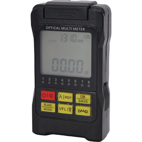 Wattmètre optique 850-1650 nm, interface universelle 2,5 mm, wattmètre à fibre optique haute précision (1/5)