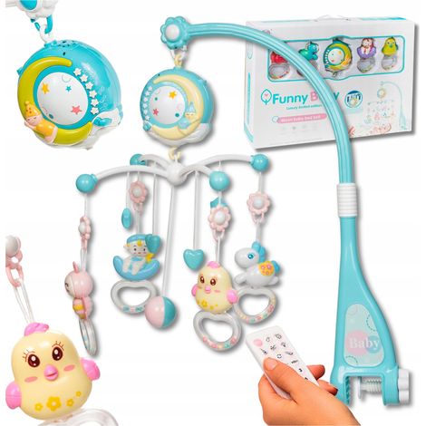 Carrusel musical para cuna con mando a distancia XL
