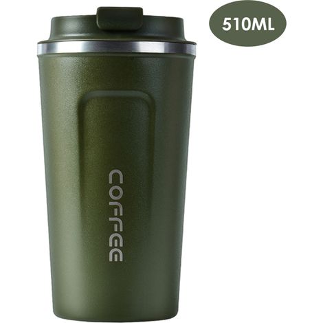 Tasse à café en acier inoxydable, isolée étanche, tasse de voyage Portable pour voiture thermique (1/5)