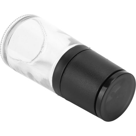 Manuelle Pfeffermühle aus Edelstahl, Mühle für schwarzes Salz und Gewürze, Küchenflasche für Pfefferkörner, Meersalz, für den Hausgebrauch (1/5)