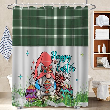 Rideau de douche imperméable en polyester 180x180 tendance voile de douche pour salle de bain (1/5)