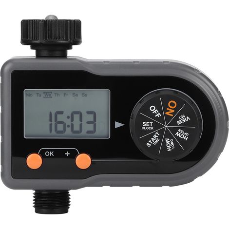 Programmateur d'arrosage automatique filetage G3/4 DN20 écran LCD 2,5 pouces étanche IP54 pour jardin robinet standard (1/5)