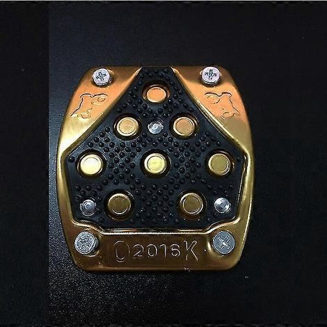 Universeller Motorrad-Bremspedalbezug mit Antirutsch-Funktion, rutschfeste Motorrad-Fußraste, mehrfarbiges Bremspedal aus Aluminiumlegierung – Gold (1/5)