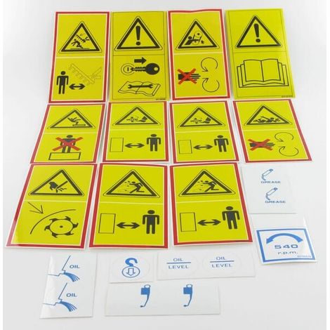 Set adesivi MASCHIO F20030150R