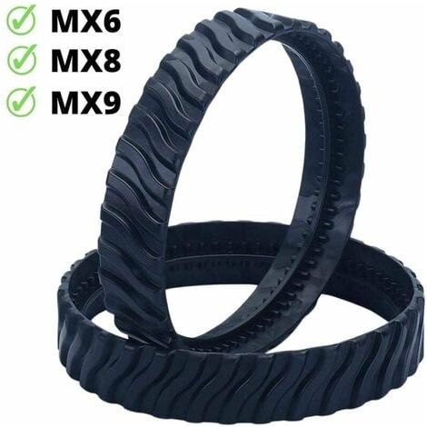 chenilles adaptables pour Zodiac MX6 MX8 MX9, pneus de Robot Nettoyeur Piscine Baracuda R0526100 (1/6)