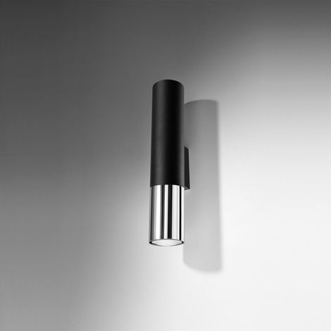 Wandlampen Loopez schwarzes Gold 2xGU10 6cm Sollux (1/4)
