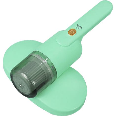 Aspirateur de matelas portable double action anti-acariens avec filtre UV pour la chambre à coucher, vert (1/5)