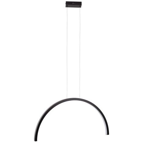 Suspension LED arc noire TRIO Maxlight 21W (1/2)