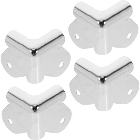 4 protège-coins décoratifs, métal, antichoc, pour menuiserie (1/5)
