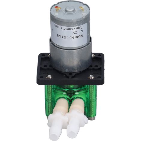 Pompe péristaltique à vide auto-amorçante, doseuse, débit élevé, résistante à la corrosion, tuyau BPT, 700 mL/min, 12 V CC, 600 mA (1/5)