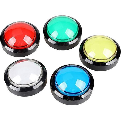 boutons-poussoirs LED de 2,36 pouces pour console de borne d'arcade (1/5)