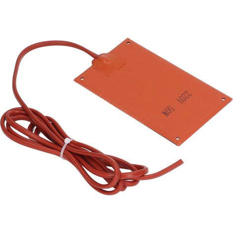 Tapis chauffant en caoutchouc de silicone 90x150mm 220V AC pour armoire électrique chauffage et déshumidification (1/5)