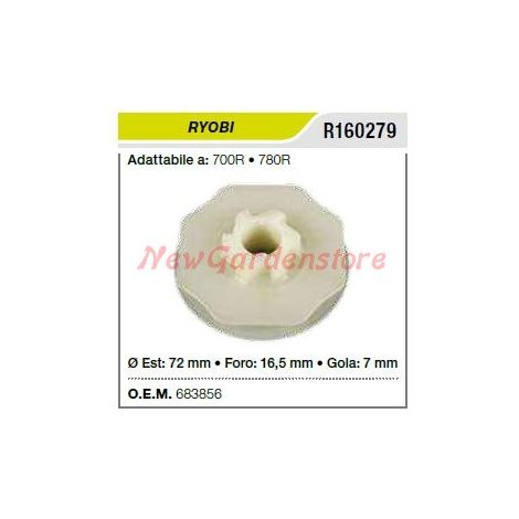 Puleggia avviamento RYOBI trimmer 700R 780R R160279