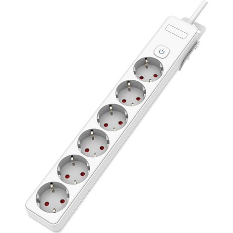 BASE ONLEX PP BLANCA 6TOMAS S/CABLE/INT