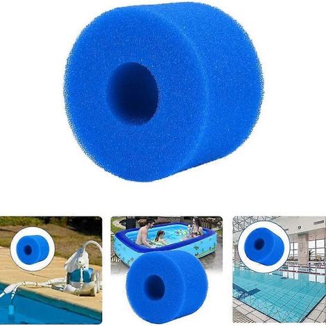Set mit 4 wiederverwendbaren und waschbaren Schaumstofffiltern für S1 - Schwimmzubehör (1/4)