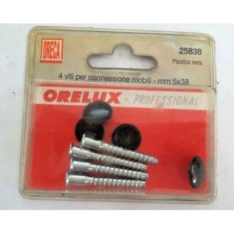 ORECA - VITE 5X38MM PER CONNESSIONI MOBILI, TAPPO 12MM