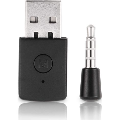 Adaptateur mini USB 4.0, adaptateur USB 2.0 portable 5 V pour dongle Bluetooth, adaptateur USB vers PS4 pour périphérique audio Bluetooth compatible avec les profils Bluetooth A2DP, HFP et HSP.