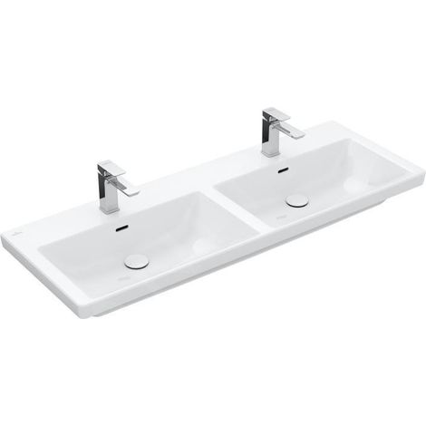 Villeroy & Boch Subway 3.0 lavabo double armoire, 2 trous pour (1/5)