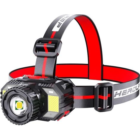 Projecteur LED T6 haute intensité pour une utilisation en extérieur, pêche de nuit, fonction de chargement USB, projecteur à induction (1/3)
