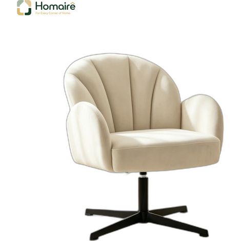 Fauteuil en beige de 64.5 x 68 x 80 cm HOMAIRE (1/5)