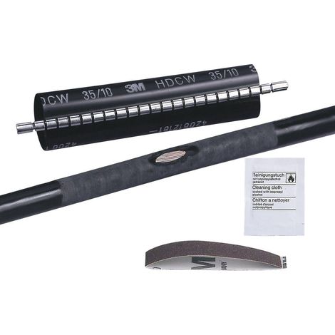 Ensemble de raccordement thermorétractable sans éclissages 10 - 35 mm 3M HDCW-35/10-250 1 set (1/2)