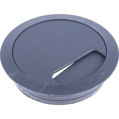 Passe-câble pour bureau Gris RS PRO, D 80mm ( Prix pour 1 ) (1/4)