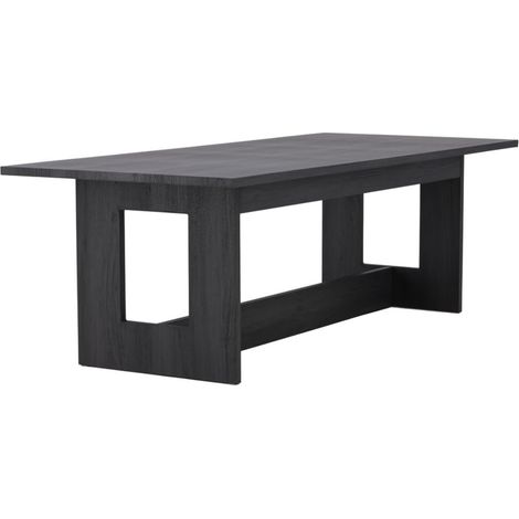 Table à Manger Design "Milly" 235cm Noir (1/5)