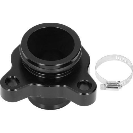 Connecteur de Tuyau D'eau de Voiture, Adaptateur de Raccord de Tuyau D'eau de Voiture en Alliage D'aluminium avec Remplacement de Pince pour Moteurs Twin Turbo 335i 335xi 135i N54 3.0L(le noir) (1/5)