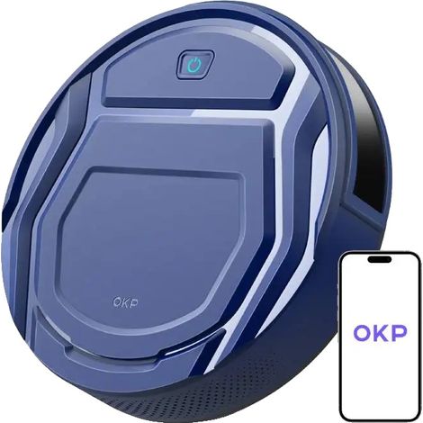Robot aspirapolvere, potenza di aspirazione 2200 Pa, autonomia 120 minuti, capacità del contenitore della polvere 0,5 litri, filtro HEPA, batteria agli ioni di litio. (1/5)