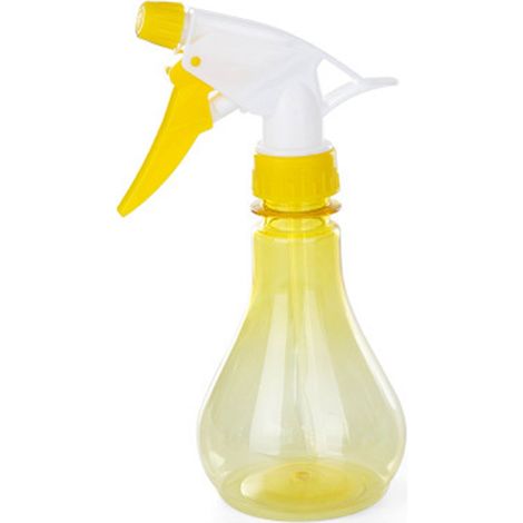 Pulvérisateur à main ABS Bouteille d'arrosage transparente forme gourde jaune buse réglable anti-fuite légère 18cm pour jardin nettoyage (1/2)