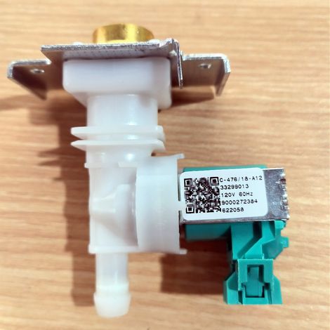 Électrovanne d'arrivée d'eau pour lave-vaisselle entièrement automatique, électrovanne de lave-vaisselle, interrupteur d'arrivée d'eau 120 V 9000272384/622058 (1/2)