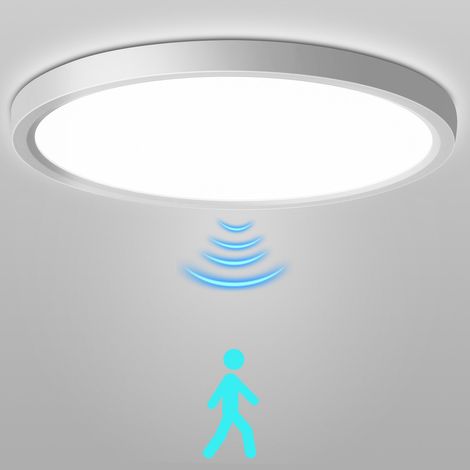 LED Deckenleuchte Rund Weiß Lampe für Bad Schlafzimmer Flur Küche (1/5)