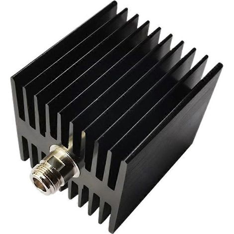 Connecteur femelle de type N, terminal RF 50 W, charge coaxiale 6 GHz, large bande de fonctionnement 50 ohms, forte résistance à la surchauffe (1/5)