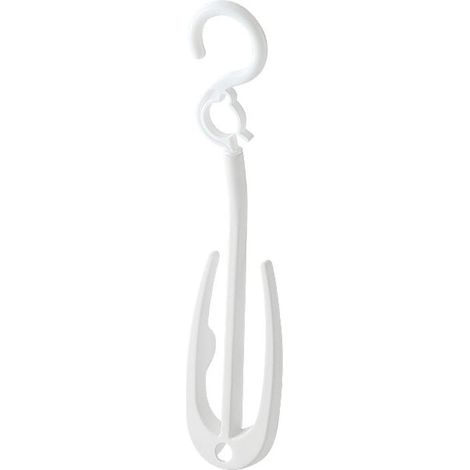 ZVD Lot de 2 cintres à chaussures stables et réglables, en plastique pratique (1/3)