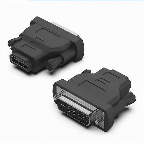 MaxTech - Connettore Video Adattatore Da Dvi Maschio A Hdmi Femmina Tv Convertitore C-054 - (1/2)