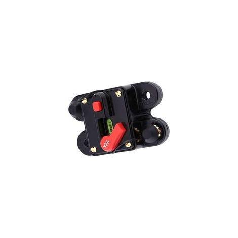 Porte-fusible réarmable automobile 12V, disjoncteur réarmable avec inverseur, porte-fusible de bateau à moteur à réinitialisation manuelle (100A) (1/4)