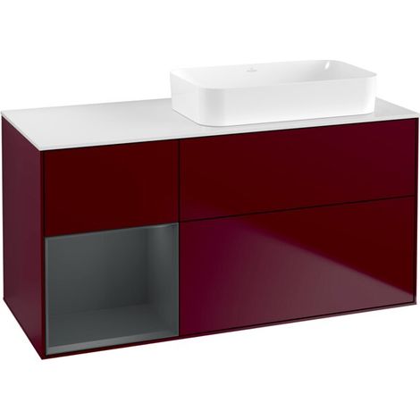 Villeroy & Boch F681HGHB Meuble sous-lavabo Finion F68 (1/2)