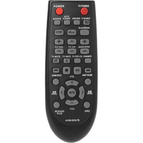 Télécommande - Ah59-02547B - Pour Barre De Son Samsung HW-F450 - 1 Pièce (1/5)